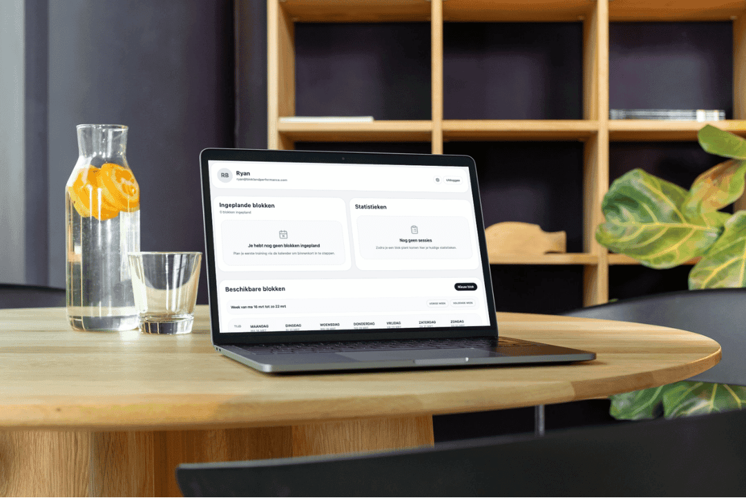 Een op maat gemaakt boekingsportaal voor BloklandPerformance